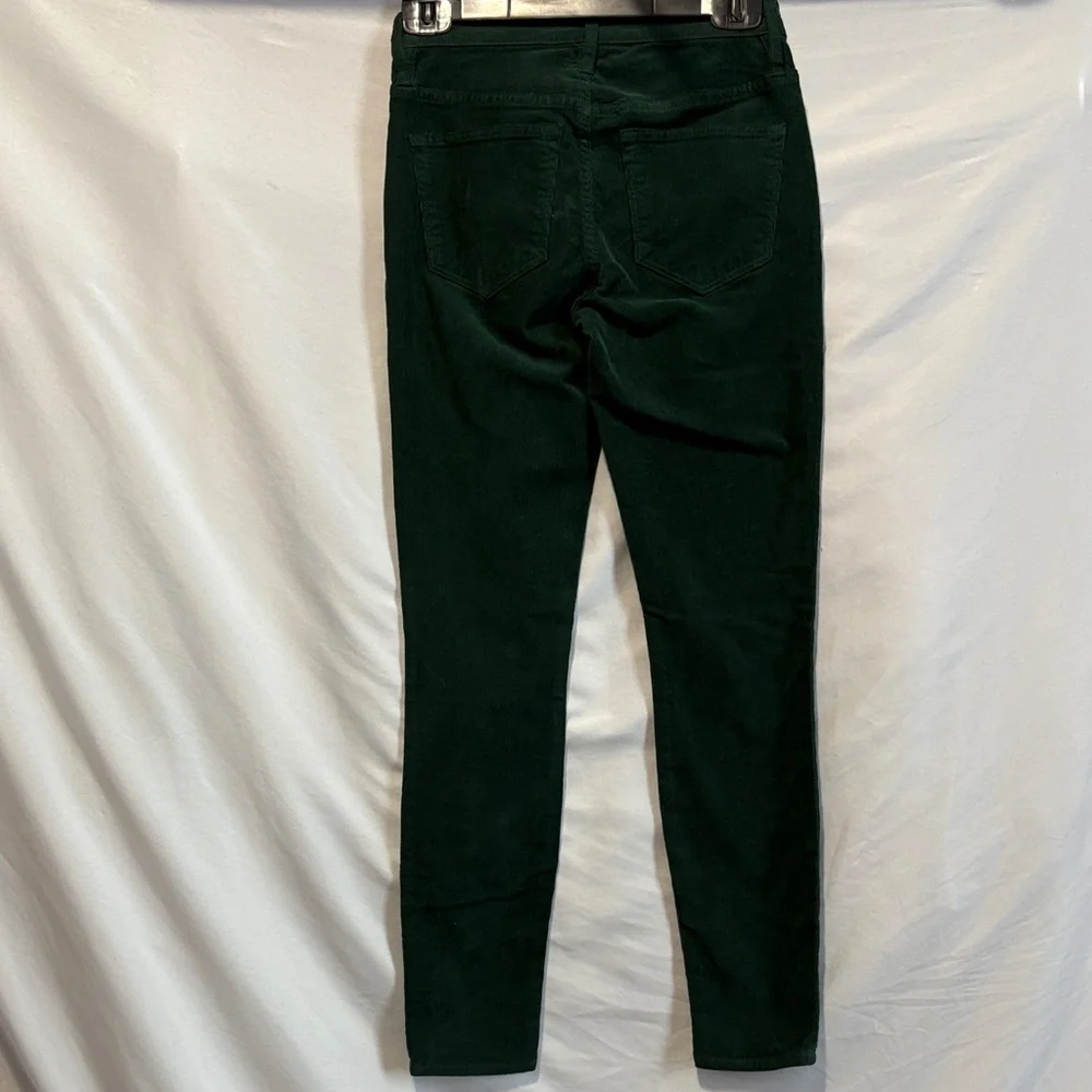 J. Crew Dark Green Skinny Corduroy Jeans - Picture 5 of 9
